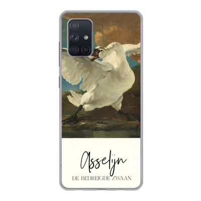 Produktbild von MuchoWow® Handyhülle Schutzhülle Hülle für Samsung Galaxy A51 Der gefährdete Schwan - Asselijn - Alte Meister Silikon Softcase Handy Hülle - Schutzabdeckung