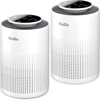 Produktbild von 2 Stück Luftreiniger für Allergiker mit 4-Stufig H13 HEPA Filter