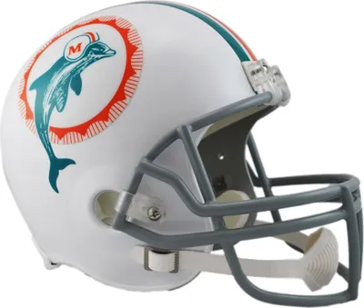 Obrázek produktu pro NFL Miami Dolphins Mini Helmet Throwback 1972 Riddell fotbalová helma
