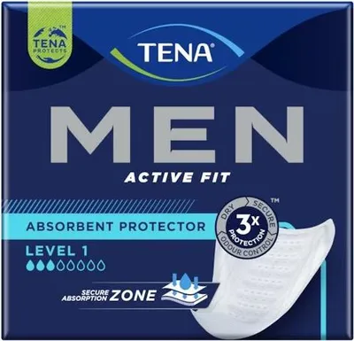 Immagine prodotto di Assorbente di Protezione per Incontinenza Maschile Tena Men - Livello 1 - Cartone da 6 confezioni