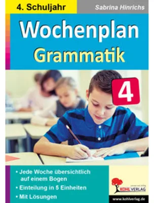 Obrázok produktu pre Wochenplan Grammatik / Klasse 4
