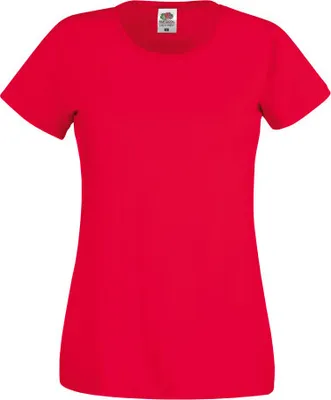 Produktbild von Damen T-Shirt Original-T - Rot, M