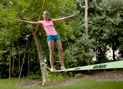 Immagine prodotto di *SLACKERS Slackline CLASSIC 15m,5cm breit,inkl.Teaching Line