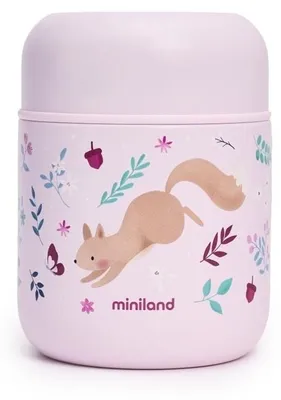Immagine prodotto di Miniland Mini thermos per alimenti Dreamland 280 ml – Scoiattoli
