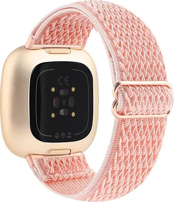 Produktbild von BStrap Pattern Armband für Garmin Vivoactive 5, sand pink