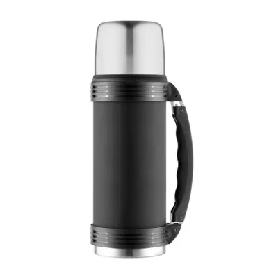 Produktbild von Thermoskanne 1 L aus Edelstahl, Schwarz - BergHOFF | Essentials