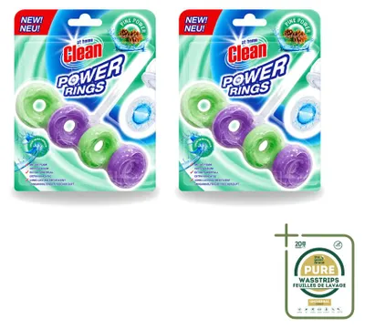 Obrázek produktu pro 2 kusy toaletních bloků At Home, vůně borovice, 40 g, balení