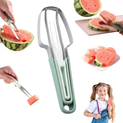 Produktbild von Messerschneider, Schneidewerkzeug zum Schneiden von Wassermelonenfrüchten, 3er-Set