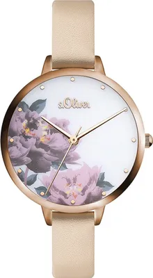 Produktbild von s.Oliver Damen Uhr Armbanduhr Leder SO-3536-LQ