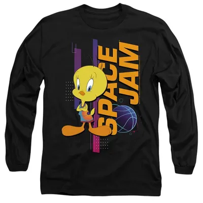 Produktbild von Space Jam: A New Legacy - T-Shirt für Herren/Damen Uni, Langärmlig TV38061 (M) (Schwarz)