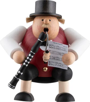 Produktbild von Musiker mit Klarinette (15cm) Räuchermann von KWO