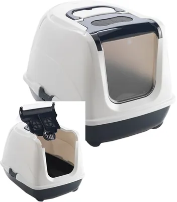 Immagine prodotto di Moderna Lettiera Flip Cat Jumbo Blu Scuro