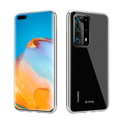 Immagine prodotto di Crong Crystal Slim Cover - Custodia protettiva per Huawei P40 Pro (trasparente)