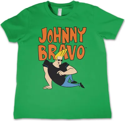 Produktbild von Johnny Bravo Kids T-Shirt - 6Years-S - Green