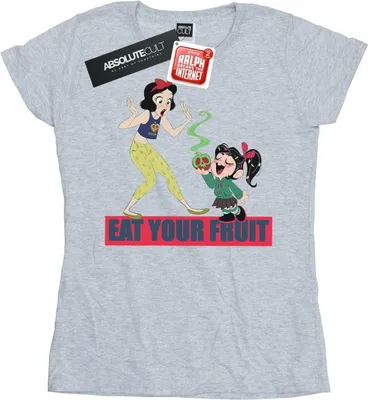 Produktbild von Disney - "Wreck It Ralph Eat Your Fruit" T-Shirt für Damen BI44927 (M) (Grau)