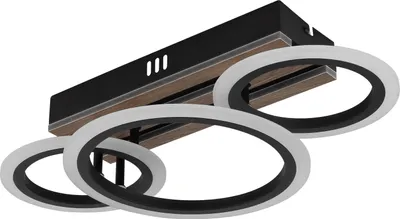 Produktbild von GLOBO Lighting Deckenleuchte BLEVINS LBH 46x25x11.50 cm schwarz