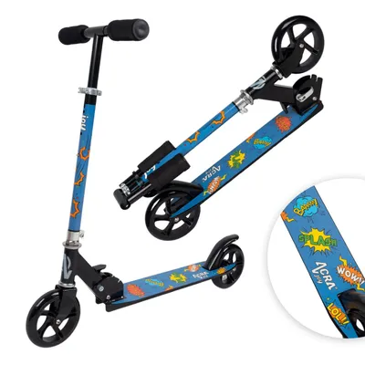 Produktbild von Joy Superhero Scooter, für Kinder bis 9 Jahre, zusammenklappbar, mit Hinterradbremse
