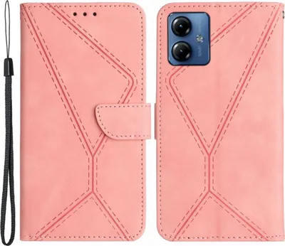 Produktbild von Motorola Moto G54 Hülle - Coverup Klapphülle - Pink