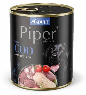 Produktbild von DOLINA NOTECI Piper mit Kabeljau Hundefutter 800g