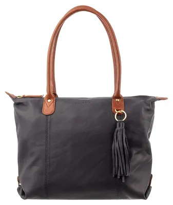 Produktbild von Harbour 2nd VM.15109 Totebag style vm Lucia L Leder Tasche Damen Shopperr ocean