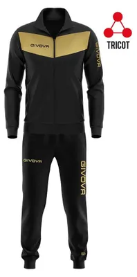 Produktbild von Sportset givova visa triacetato schwarz/gold l
