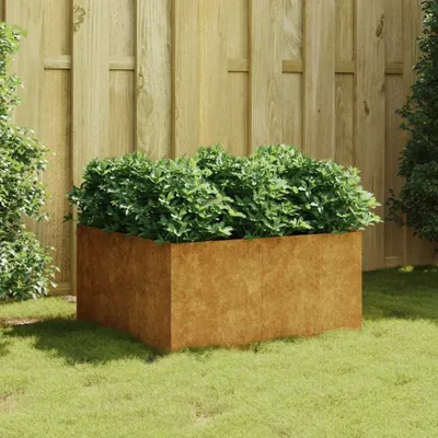 Produktbild von Möbel Pflanzkübel 80x80x40 cm Cortenstahl - Beete &25397