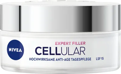 Produktbild von NIVEA CELLULAR Expert Filler Tagespflege LSF 15, Tagescreme, Frauen, Jeder Hauttyp, Gesicht, Anti-Falten, Feuchtigkeitsspendend, Verstärkung, 50 ml