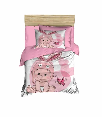 Productafbeelding van L'Essentiel Linge de Maison, PH122, Babybedovertrekset, effen, 100 x 150 cm