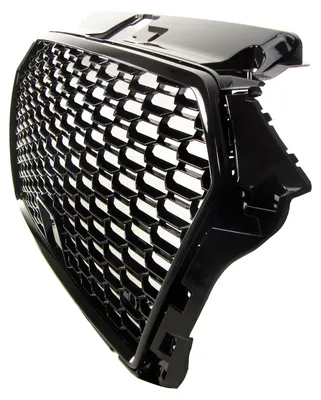 Kühlergrill Sportgrill Waben Gitter SCHWARZ GLANZ für Audi A3 8V Facelift 2016 – Produktansicht