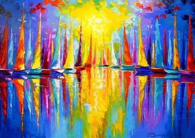 Produktbild von ENJOY Rainbow Sailboat Puzzle 1000 Teile