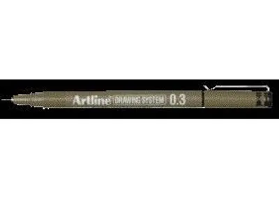 Produktbild von Artline - Technischer Fineliner 0,3 mm schwarz | 12 Stück