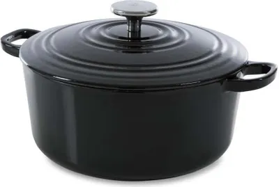 Produktbild von BK Bräter Bourgogne Jet Black - ø 20 cm / 2.5 liter