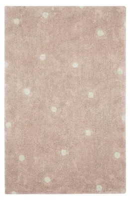 Produktbild von Lorena Canals Mini Dot Teppich– Rosa