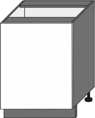 Produktbild von Unterschrank Küchenschrank 60cm lava weiß Hochglanz (PN-D1D/60)