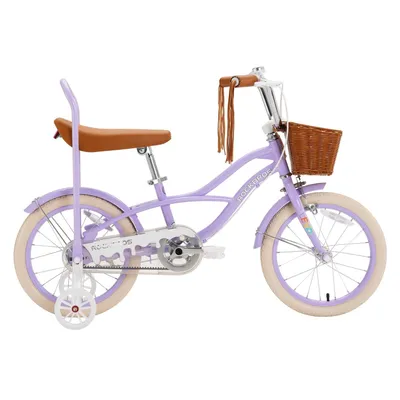 Produktbild von ROCKBROS LEVO LS16 Kinderfahrrad Riemenantrieb 16 Zoll kids bike Kohlenstoffstahl Lila