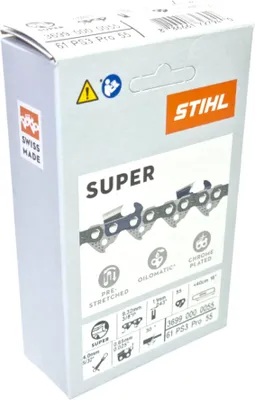 A product box for a Stihl chainsaw chain.