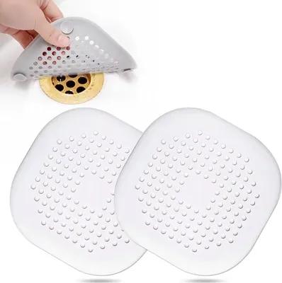 Produktbild von 2er-Set Silikon Abflusssieb für Küche, Dusche und Badewanne