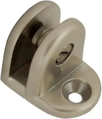 Produktbild von Glasbodenhalterung MP40, Nickel satiniert