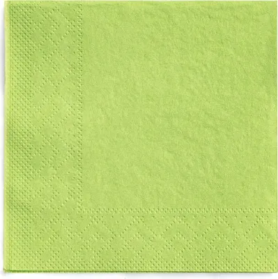 Produktbild von Sovie HORECA Cocktail-Servietten Kiwi aus Tissue 24 x 24 cm, 3-lagig, 150 Stück