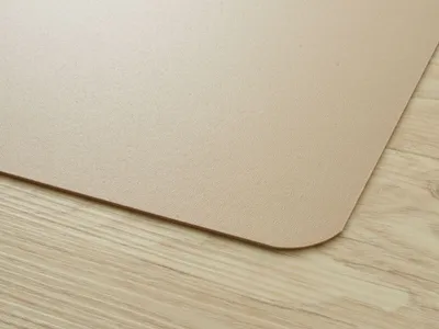 Produktbild von Bodenschutzmatte Hartboden beige 114 x 150 cm