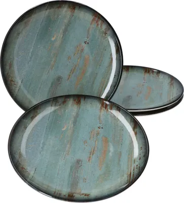 Obrázek produktu pro Bonna Madera Mint Set of 4 Cake Plate 4 Person Breakfast Plate Dessert Plate