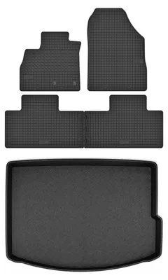 Immagine prodotto di Tappetini gomma SolidTread + bagagliaio per Renault Scenic IV 2016-2022 5 pezzi