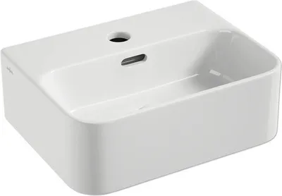 Obrázek produktu pro Umývátko na desku Jungborn THREE bílá 39 x 30 cm