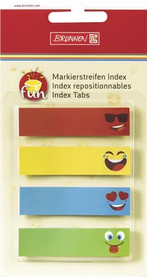Produktbild von BRUNNEN 105588801 Markierstreifen „Happy“ 6 x 1,5 cm