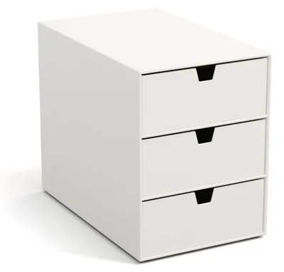Produktbild von BIGSO INGRID Schubladenbox für Dokumente und Bürobedarf – Schreibtisch Organizer