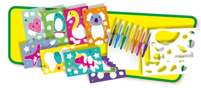 Imagen del producto de SES Creative: Pintura en aerosol para grafitis, rotulador para aerógrafo, 5 unidades, varios colores