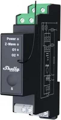 Produktbild von 2-Kanal Z-Wave DIN Smart-Schalter mit Leistungsmessung