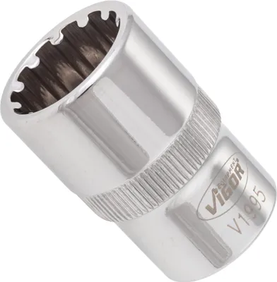 Produktbild von Vigor V1995, Buchse, 1/2", Metrisch, 1 Kopf/Köpfe, 17 mm, 38,1 mm