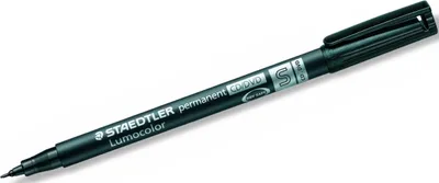 Produktbild von STAEDTLER Marker Lumocolor CD/DVD schwarz Blister 10 Stück