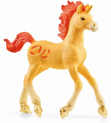 Produktbild von schleich BAYALA Collectible Unicorn Peach Rings, 5 Jahr(e), Bayala: A Magical Adventure, Orange, Gelb